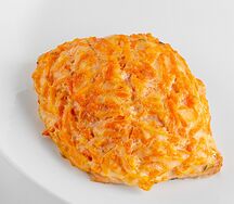 Кета, запечённая под овощами