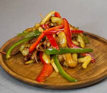 Салат с баклажанами