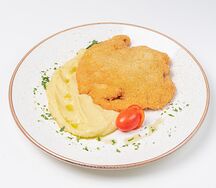 Шницель куриный с картофельным пюре