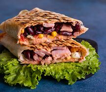 Буррито с ветчиной