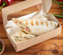 Сэндвич-ролл с курицей Цезарь