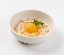 Каша рисовая с манговым сорбетом