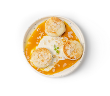 Сырники на рисовой муке с манго