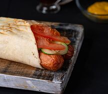 Колбаска в лаваше