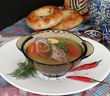 Шурпа с говядиной