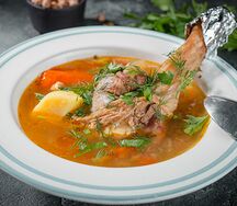 Шурпа с курицей