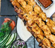 Мощный куриный перекус таксиста, чек