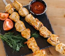Шашлык из филе курицы