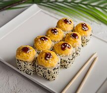 Запеченный с креветкой