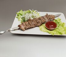 Шашлык из кусковой баранины