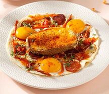 Глазунья с чоризо