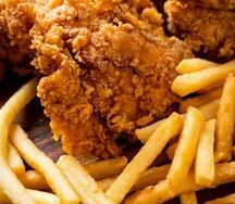 Крылышки жареные с фри 2,5 кг