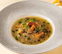 Похлебка грибная с лисичками