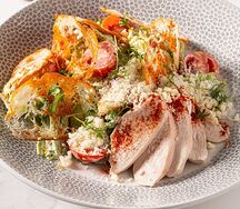 Салат Цезарь с курицей