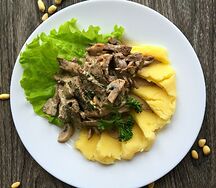 Курица в сливочном соусе