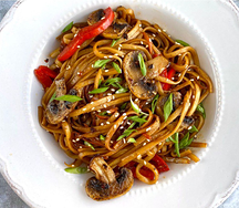 Wok с грибами