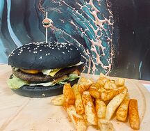 Black burger
