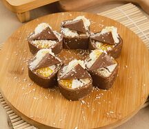 Десертный ролл шоколадный