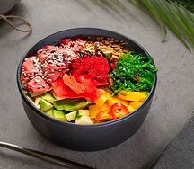 Поке с лососем