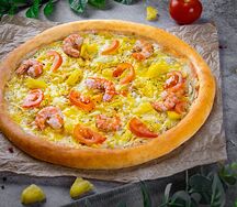 Пицца Гавайская с креветкой