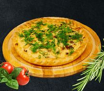 Пирог Курица-грибы в сметанной заливке