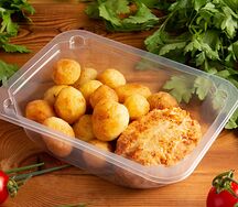 Котлета из свинины с запеченным картофелем