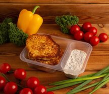 Драники с грибным соусом