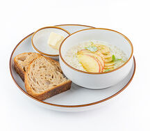 Овсяная с бананом и яблоком