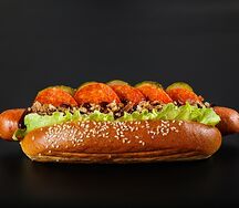 Пеппи длинный хот-дог
