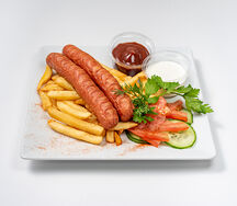 Ланч-бокс с сосиской