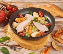 Цезаришвили с курицей