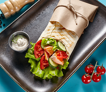 Шаверма с лососем