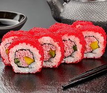 Калифорния тобико с крабом