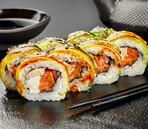 Масаши с лососем и авокадо