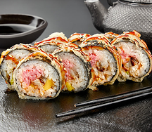 Унаги темпура с крабом