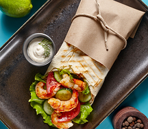 Шаверма с креветкой