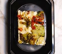 Куриная запеканка с брокколи