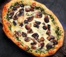 Пиццетта трюфельная с грибами