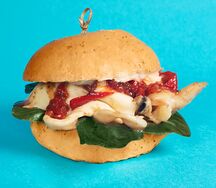 Бургер с морепродуктами