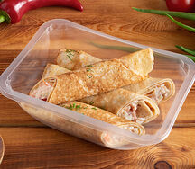 Блинчики с ветчиной и сыром