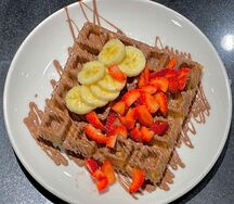 Бельгийская вафля с начинкой микс