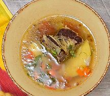 Шурпа с бараниной