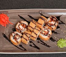 Темпурный ролл с креветкой