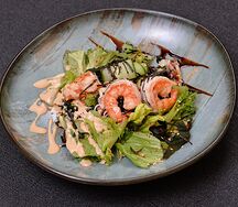  Салат с креветкой