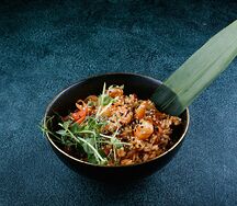 Тяхан с креветками