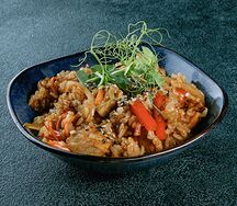 Тяхан с куриным филе