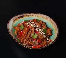 Вок с говядиной в перечном соусе