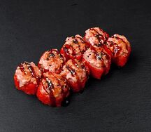 Ролл запечённый с лососем