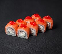 Филадельфия с красной икрой