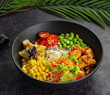 Боул с курицей терияки